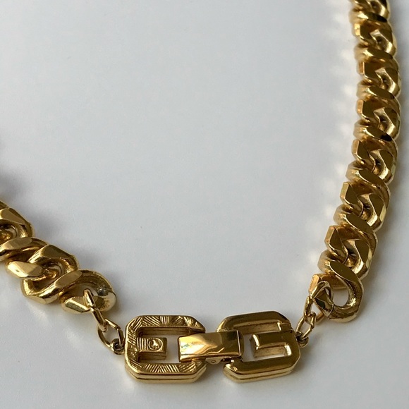 VTG Givenchy Gold Chain Necklace - Picture 3 of 9